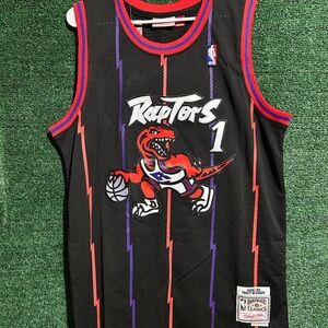 Tracy McGrady Raptors Jersey | Black Red Purple | Vintage Style | Men’s | New